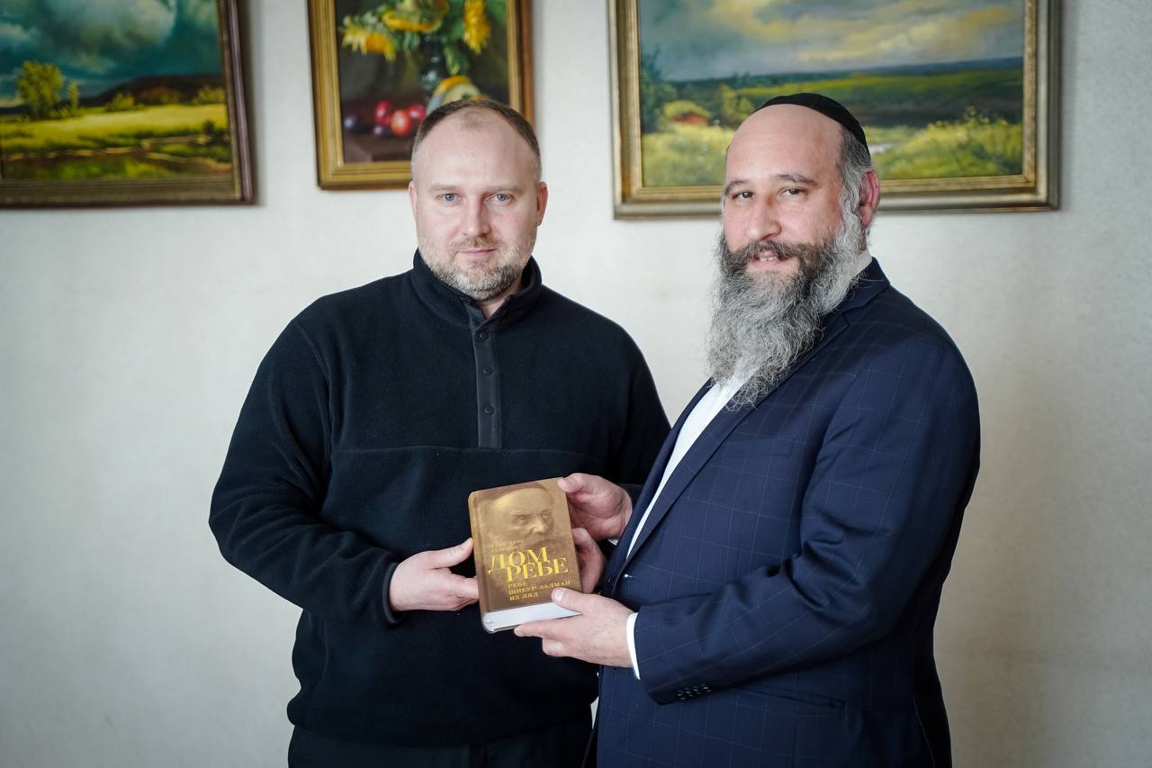 Філіп Пронін зустрівся з головою Ради Федерації єврейських громад України Мейєром Стамблером